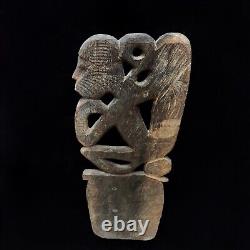 Asmat Wood Story Board Panel Tribal Carved Papua New Guinea Sculpture Fine Art