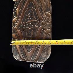 Asmat Wood Story Board Panel Tribal Carved Papua New Guinea Sculpture Fine Art