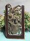 B42. Antique Carved Gold Gilt Wood Panel With Rabbit