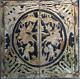 B47p. Antique Carved Gold Gilt Wood Panel With Soldiers