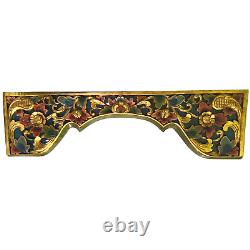 Balinese Door Lintel Arch Architectural Panel traditional Carved Wood Bali Art
