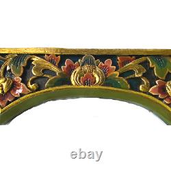 Balinese Door Lintel Arch Architectural Panel traditional Carved Wood Bali Art