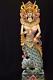 Balinese Mermaid Panel Goddess Hand Carved Wood Bali Folk Wall Architectural Art