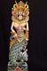 Balinese Mermaid Panel Goddess Carved Wood Bali Wall Architectural Art Right 40