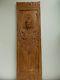 Balinese-hindu Goddess-lg. Wood Panel-sculpted-hand Carved & Stained-wall Hanging