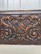 Beautiful Neo Renaissance Carved Panel In Wood With Dragons (2)