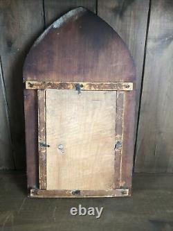 Beautifully Chip Carved C19th Antique Picture Frame Arch Front Panels circa 1880