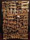 Big Antique Chinese Gilt Wood Carved Panel Village Life Scenes Wooden Carving #2