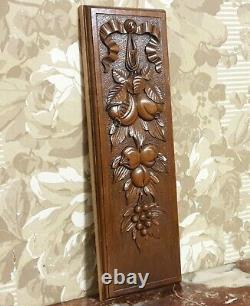 Bow ribbon fruit garland carving panel Antique french architectural salvage 14