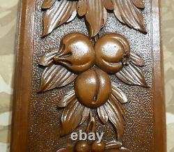 Bow ribbon fruit garland carving panel Antique french architectural salvage 14