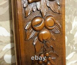 Bow ribbon garland wood carved panel Antique french architectural salvage 13