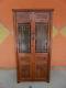 Chinese Qing Elm Wood Cabinet Armoire Panels Of Carved Figures Calligraphy Sale