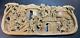 Carved Wood Relief Wall Hanging Panel Ethnographic Village Scene 17 1/2 X 7