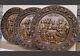 Carved Wood Round Panel Of The Last Supper 12.6. Jesus Christ And Apostles