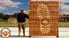 Carving A Giant Bootprint From Reclaimed Wood