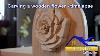 Carving A Wooden Flower Timelapse