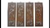 Chinese 4 Pieces Relief Carved Eight Immortal Wall Decor Cs399