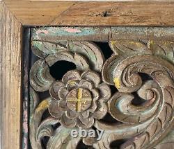 Decorative carved wood panel from El Paso Imports