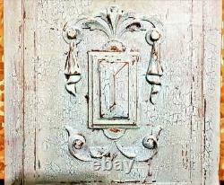 Drapery scroll decorative carving panel Antique french Architectural salvage 21