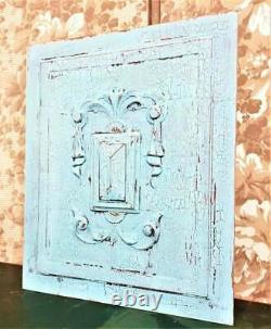 Drapery scroll decorative carving panel Antique french Architectural salvage 21