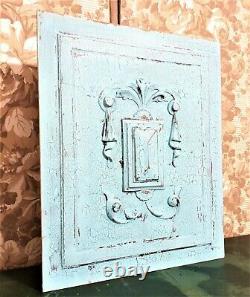 Drapery scroll decorative carving panel Antique french Architectural salvage 21