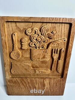 Evelyn Ackerman Wood Panel Kitchen Utensils ERA Industries