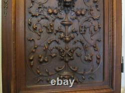 Fantastic WALLNUT carved panels antiques french wood carving