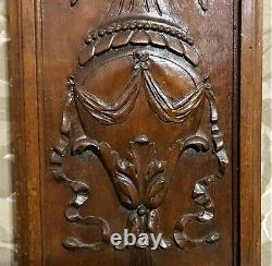 Flower bow ribbon decorative carving panel Antique french architectural salvage