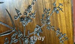 Flower leaves fruit berry carving panel Antique french architectural salvage 10