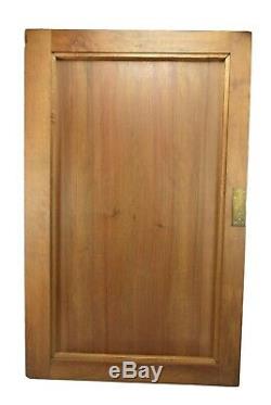 French Antique Architectural Carved Wood Panel Cabinet Closet Door Mascaron