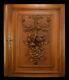 French Antique Architectural Carved Wood Panel Cabinet Closet Door With Fruits