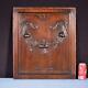 French Antique Architectural Panel Door Solid Walnut Wood Highly Carved