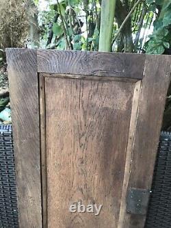 French Antique Carved Panel Door Solid Walnut Wood Urn Sea Creatures 19 x 26