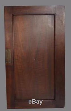 French Antique Deep Carved Architectural Panel Door Solid Walnut Wood Woman Face