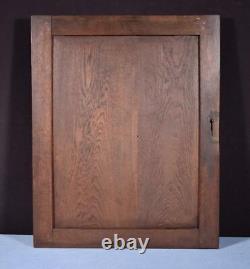 French Antique Deeply Carved Oak Wood Panel with & Bird Hunting Salvage