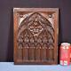 French Antique Gothic Carved Architectural Panel Walnut Wood Salvage