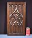 French Antique Gothic Carved Architectural Panel In Chestnut Wood Salvage