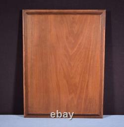 French Antique Hand Carved Architectural Door Panel Walnut Wood with Face