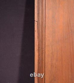 French Antique Hand Carved Architectural Door Panel Walnut Wood with Face