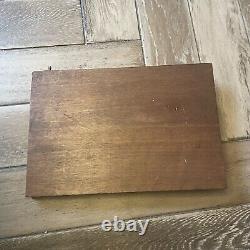 French Antique Hand Carved Panel Door Solid Wood 8x 12.5 Roses Floral
