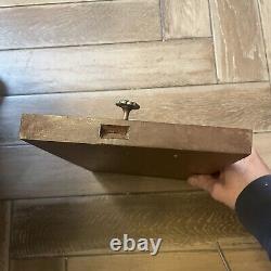 French Antique Hand Carved Panel Door Solid Wood 8x 12.5 Roses Floral