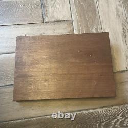 French Antique Hand Carved Panel Door Solid Wood 8x 12.5 Roses Floral