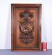 French Antique Hand Carved Panel/door In Walnut Wood With Portrait Of A Woman