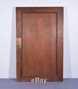 French Antique Hand Carved Panel/Door in Walnut Wood with Portrait of a Woman