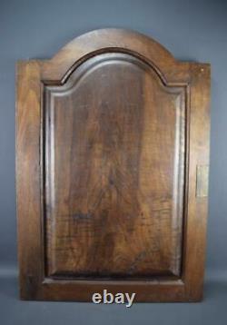 French Antique Middle Ages Hand Carved Walnut Wood Door Panel Tavern 19th. C