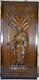 French Large Thick Carved Wood Wall Panel Character From Antiquity