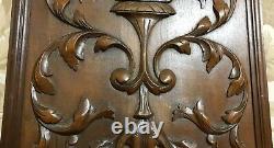 Fruit scroll leaves wood carving panel Antique french architectural salvage 18