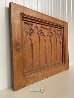 Gothic Revival panel in oak circa 1920