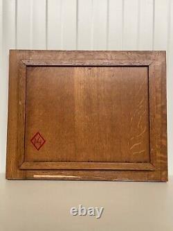 Gothic Revival panel in oak circa 1920