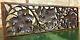 Grapes Vine Lace Pierced Wood Carving Panel Antique French Architectural Salvage